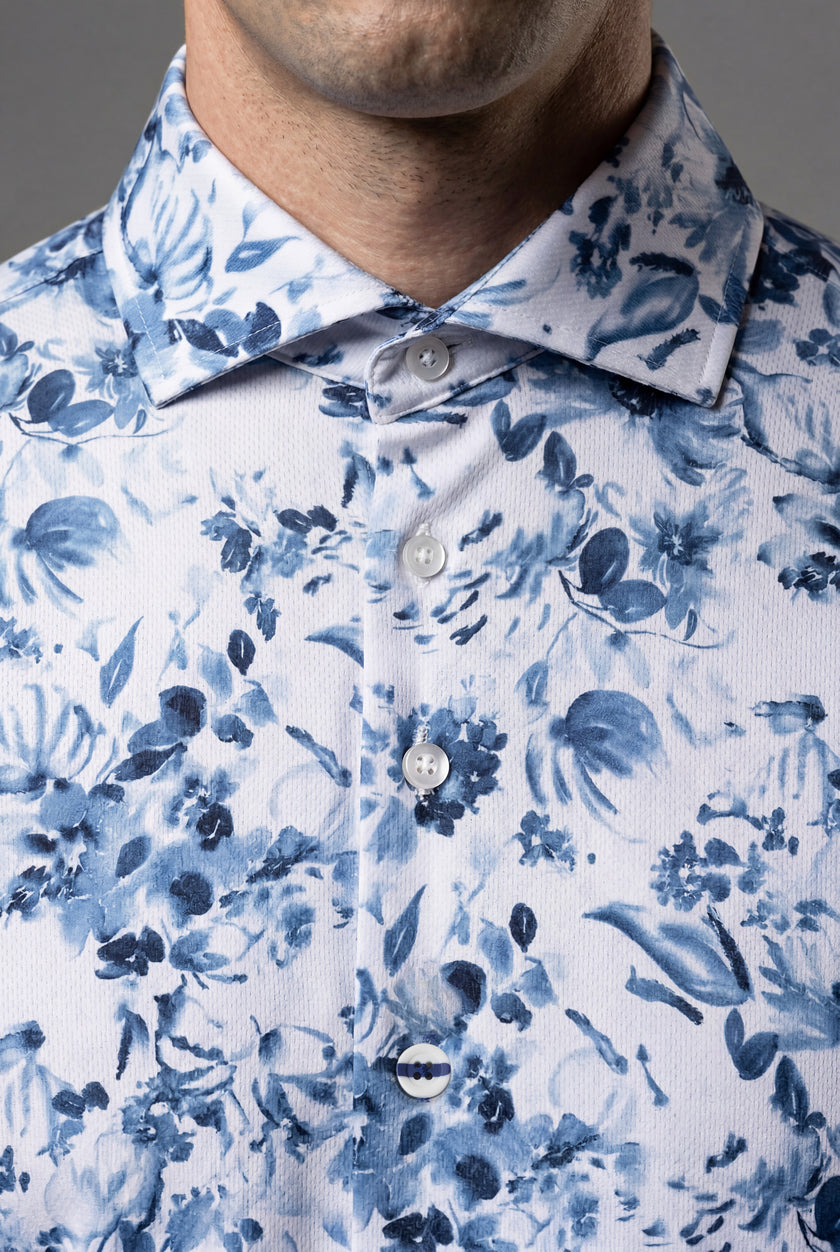 La chemise Étienne-Marie Beau-fils - bouton signature