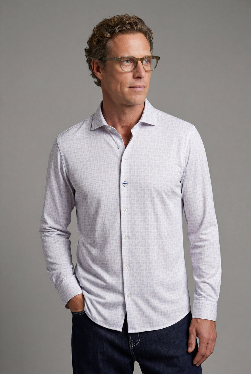 La chemise Gérard Beau-fils - plan americain