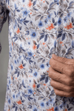 Chemise Aubert BF6WC14ML - texture print